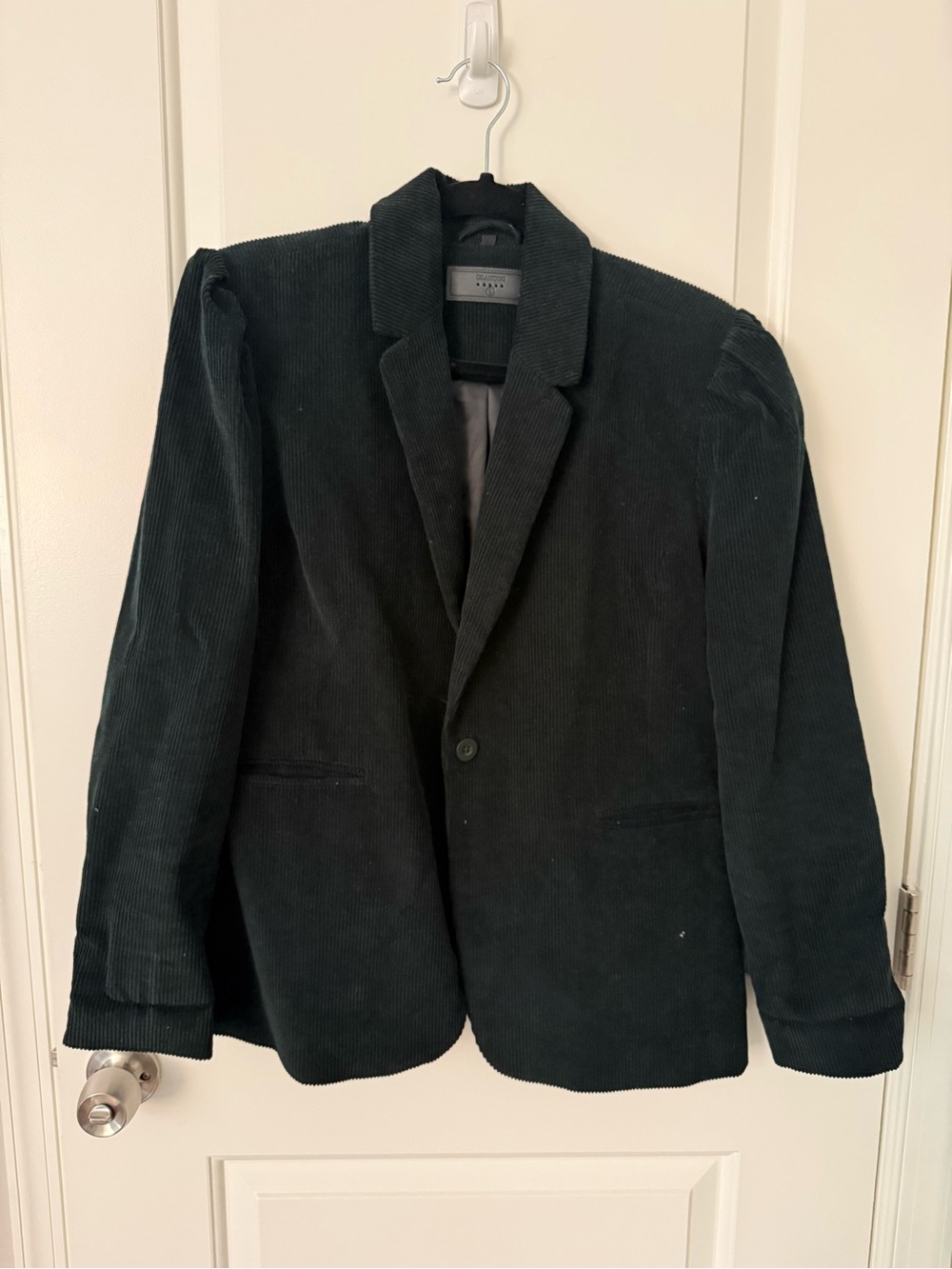 Blank NYC Dark Green Corduroy Blazer Jacket